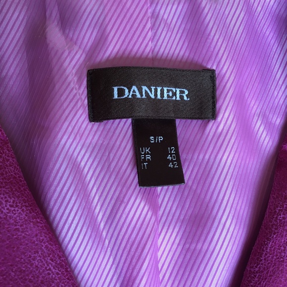 Danier Pink Suede Jacket Size Small - Picture 4 of 4